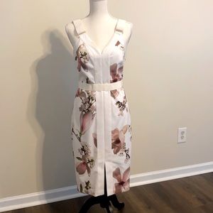 Ted Baker Amylia BodyconDress(White)Women's Dress